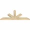 Ekena Millwork Saratoga Rough Sawn Timber Gable Bracket, Douglas Fir, 48"W x 22"H x 2"D x 4"F, 11/12 Pitch GBW048X22X0204SAR00RDF - alternate 4